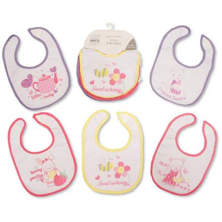 Babylätze Mädchen (5er-Set)