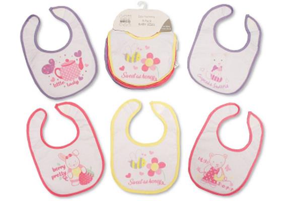 Babylätze Mädchen (5er-Set)