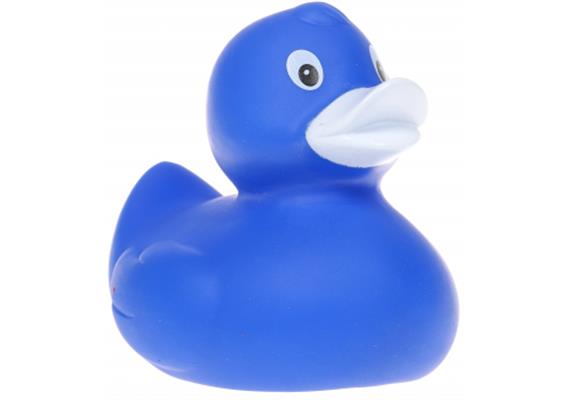 Badeente blau/weiss