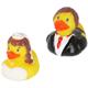 Badeenten Hochzeitspaar Set (8 cm)