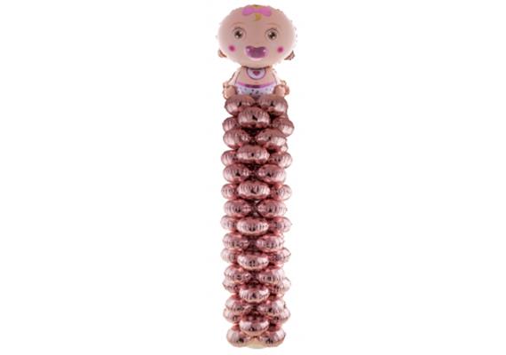 Ballonsäule Baby Girl | Bild 1