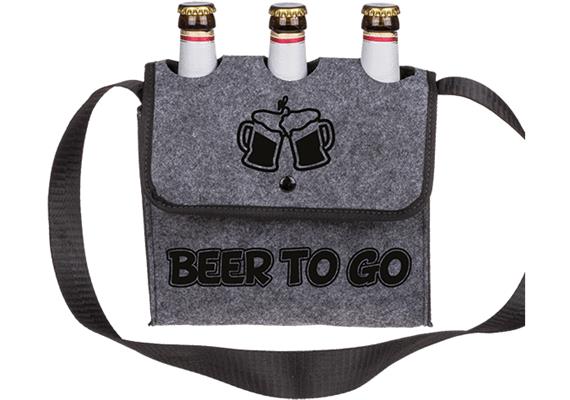 Beer to go Umhänge Flaschentasche | Bild 1
