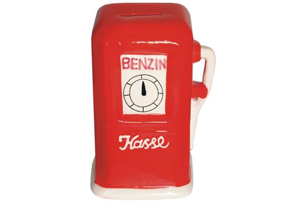 Benzinkasse Zapfsäule Sparkasse