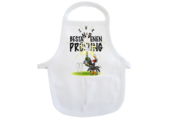 Bestandene Prüfung Mini-Schürze