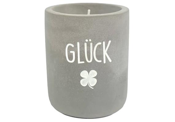 Beton Kerze Glück | Bild 1