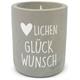 Beton Kerze Glückwunsch