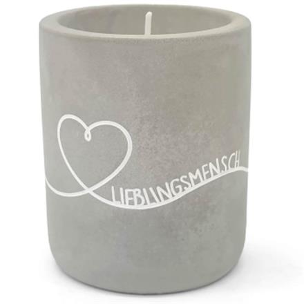 Beton Kerze Lieblingsmensch