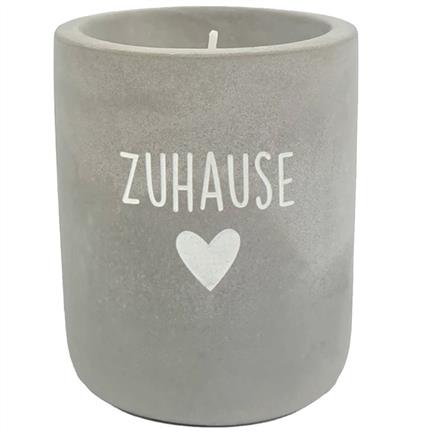 Beton Kerze Zuhause