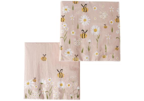 Bienen Servietten (2 sort.)