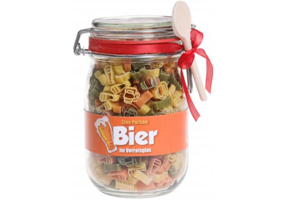 Bier im Vorratsglas