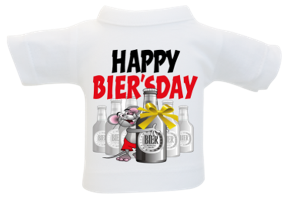Bier'sday Mini-T-Shirt