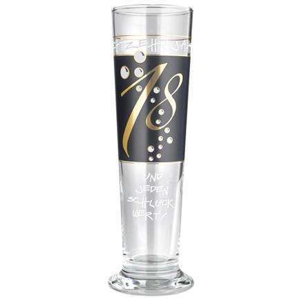 Bierglas 18. Geburtstag