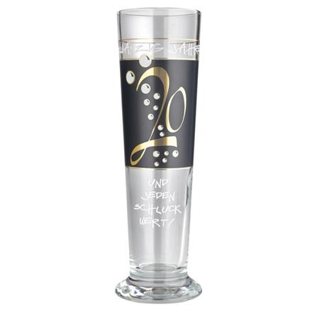 Bierglas 20. Geburtstag