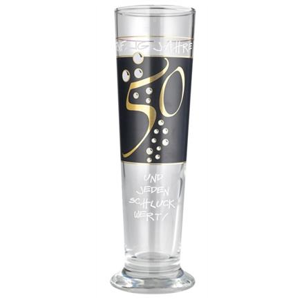 Bierglas 50. Geburtstag