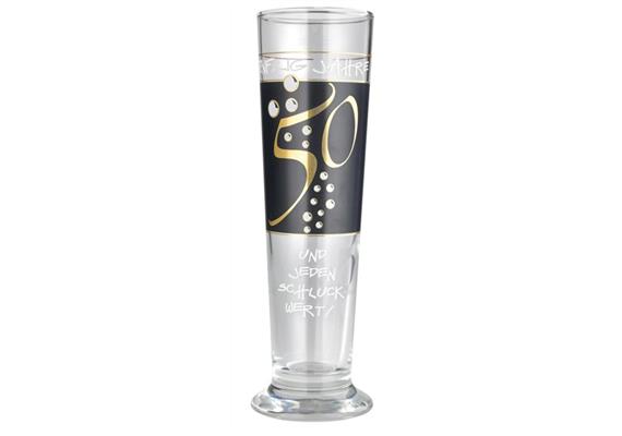 Bierglas 50. Geburtstag