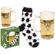 Bierglas Fussball mit Socken