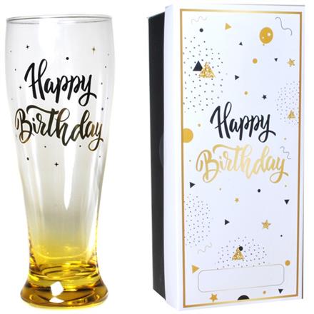Bierglas Happy Birthday