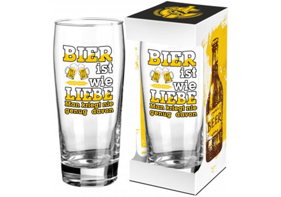 Bierglas Liebe