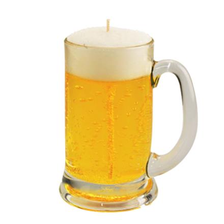 Bierkrug Kerze