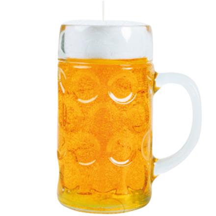 Biermasskrug Kerze