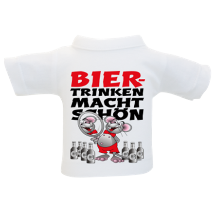 Biertrinken Mini-T-Shirt
