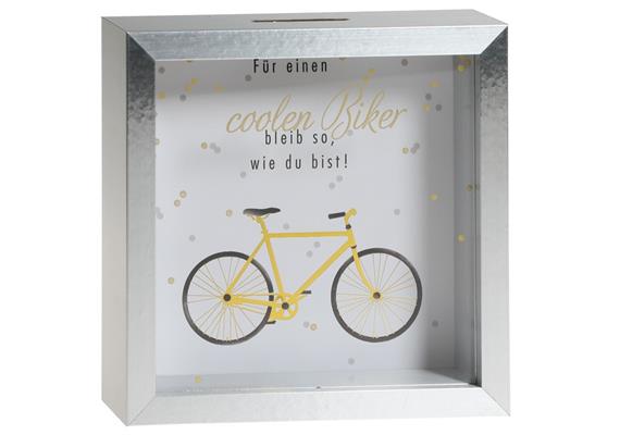 Biker Velo Holz Sparkasse