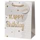 Birthday Ballone weiss Tasche (M)