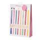 Birthday Kerzen bunt Geschenktasche (L)