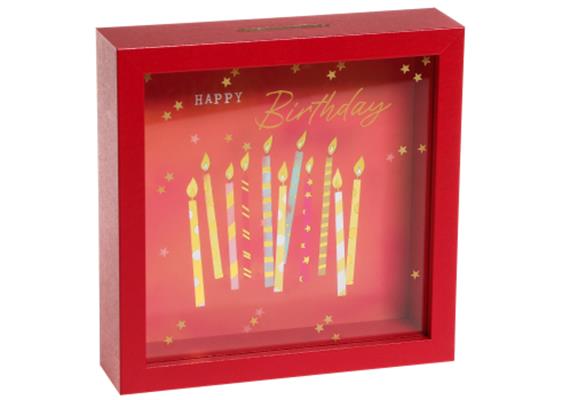 Birthday Kerzen Holz Sparkasse