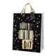 Birthday schwarz/gold Geschenktaschen (L)