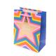 Birthday Stern Neon Geschenktasche (M)