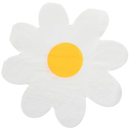 Blume Gänseblümchen Serviette (gestanzt)
