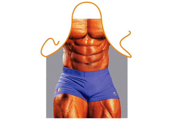 Bodybuilder Macho Schürze