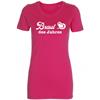 Braut des Jahres T-Shirt pink - L