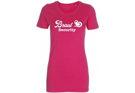 Braut Security T-Shirt pink - S