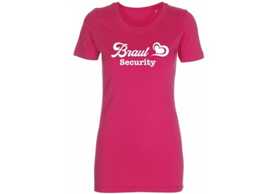 Braut Security T-Shirt pink - XL