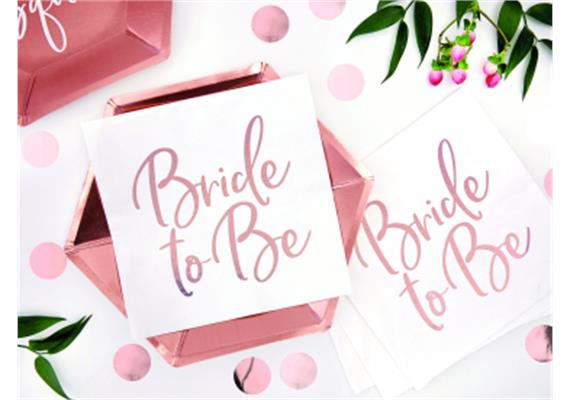 Bride to be Serviette (roségold) | Bild 2