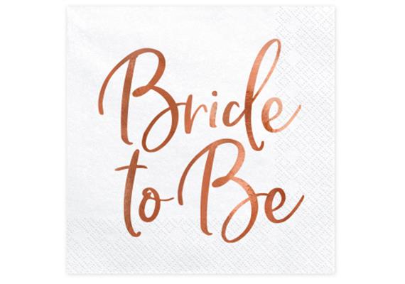 Bride to be Serviette (roségold) | Bild 1
