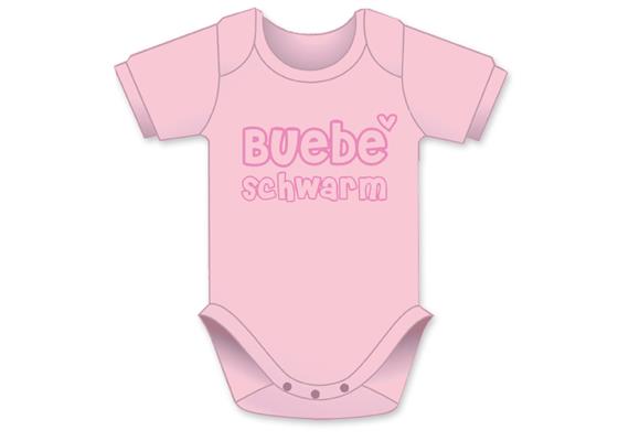 Buebe Schwarm rosa Body - Grösse 62/68