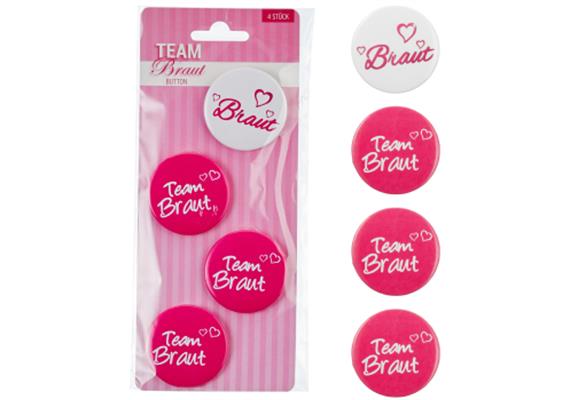 Button Team Braut