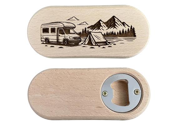 Camping Holz Flaschenöffner