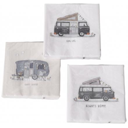 Camping Vanlife Servietten (3 sort.)