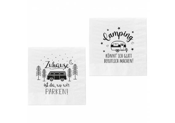 Camping Zuhause Servietten (2 sort.)