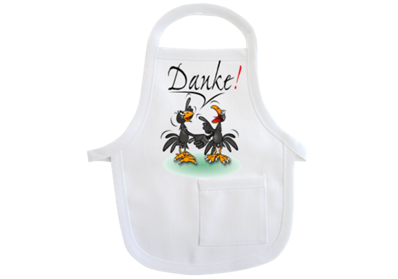 Danke Rabe Mini-Schürze