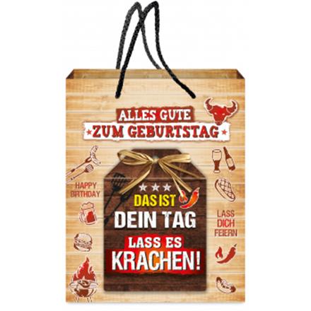 Dein Tag Männer Geschenktasche (M)