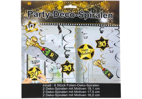 Deko-Spiralen 30. Geburtstag | Bild 2