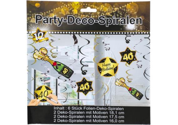Deko-Spiralen 40. Geburtstag | Bild 2