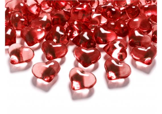Diamant Herzen rot
