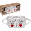 Doppel-Tasse I Love You