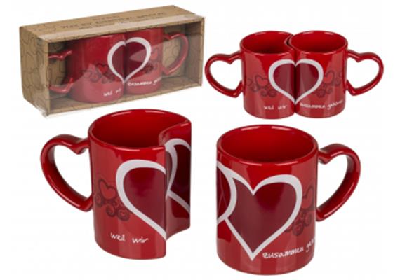 Doppel-Tasse Liebesherz